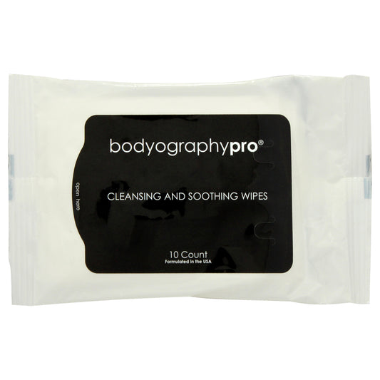 Cleansing and Soothing Wipes by Bodyography for Women - 10 Count Wipes