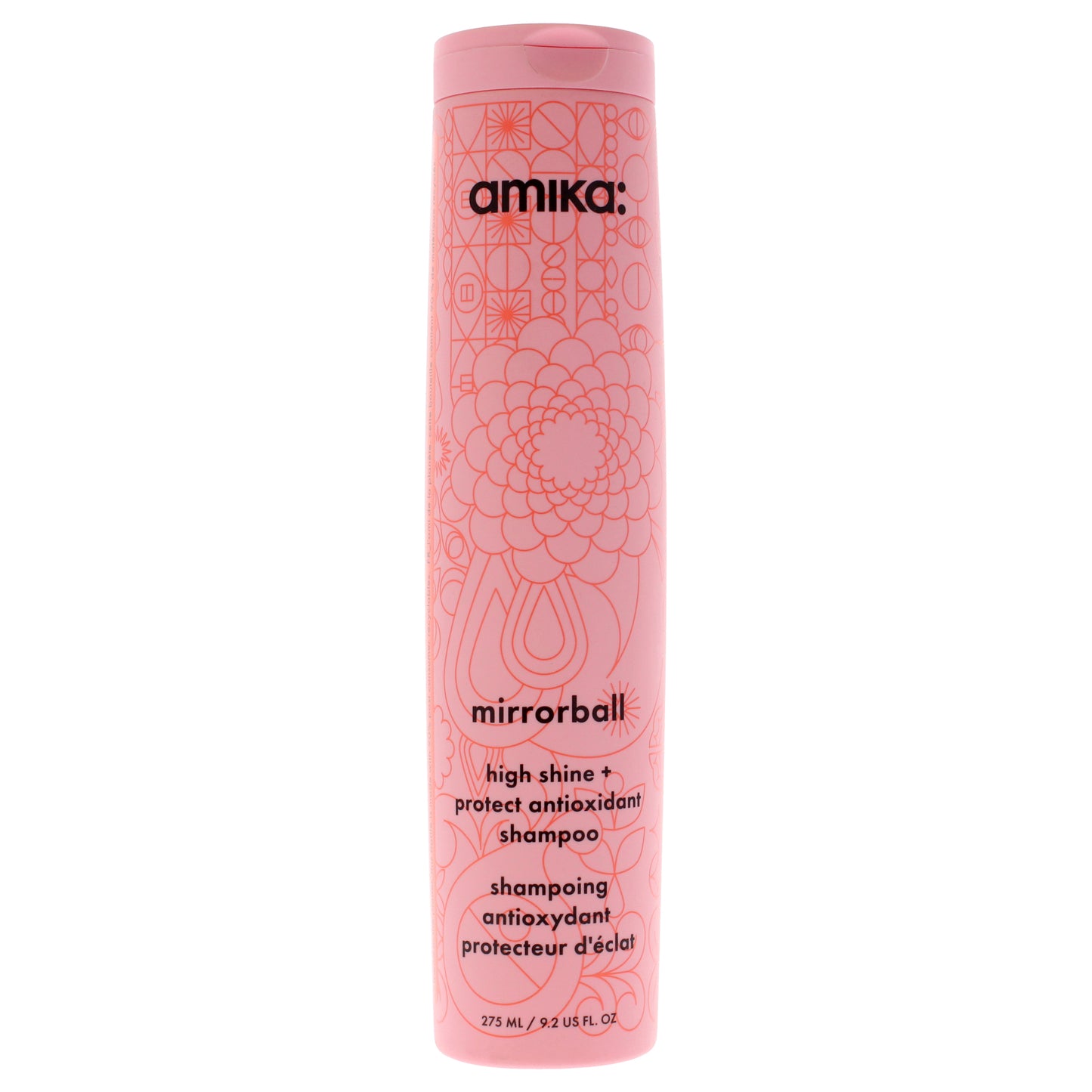 Mirrorball High Shine Plus Protect Antioxidant Shampoo by Amika for Unisex - 9.2 oz Shampoo
