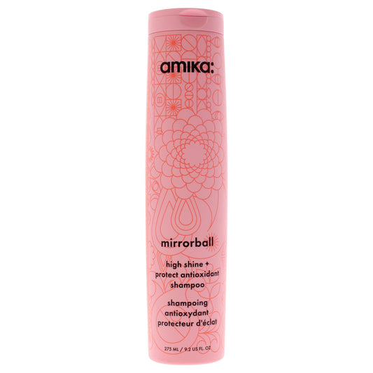 Mirrorball High Shine Plus Protect Antioxidant Shampoo by Amika for Unisex - 9.2 oz Shampoo