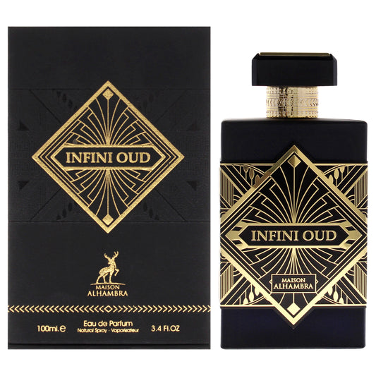 Infini - Oud by Maison Alhambra for Unisex - 3.4 oz EDP Spray