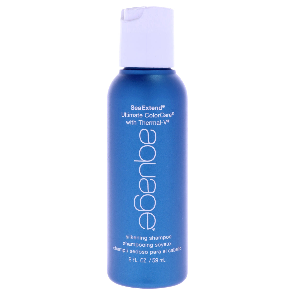 SeaExtend Ultimate Colorcare with Thermal-V Silkening Shampoo by Aquage for Unisex - 2 oz Shampoo