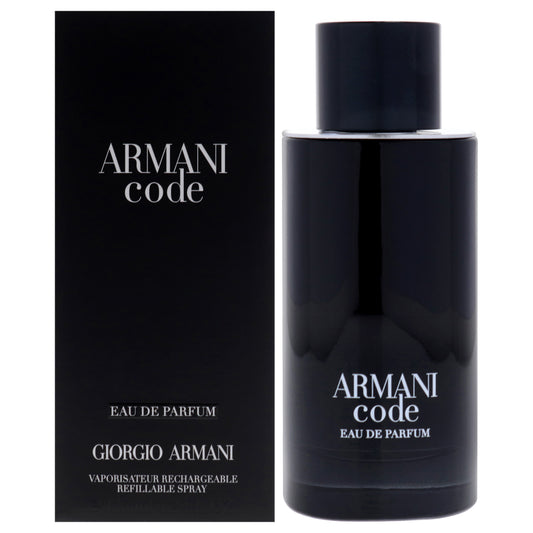 Armani Code by Giorgio Armani for Men - 4.2 oz EDP Spray (Refillable)