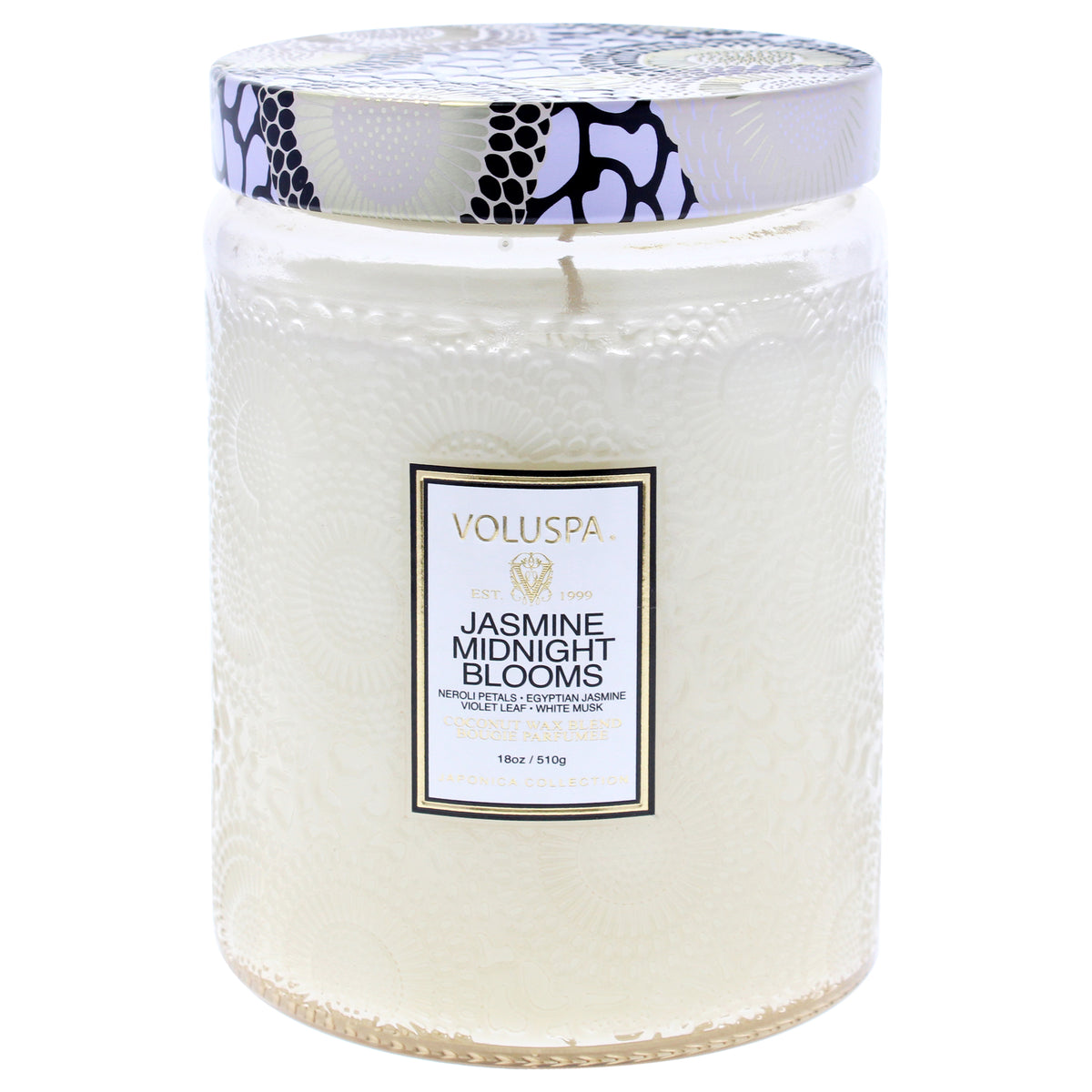 Japonica Collection Large - Jasmine Midnight Blooms by Voluspa for Unisex - 18 oz Candle