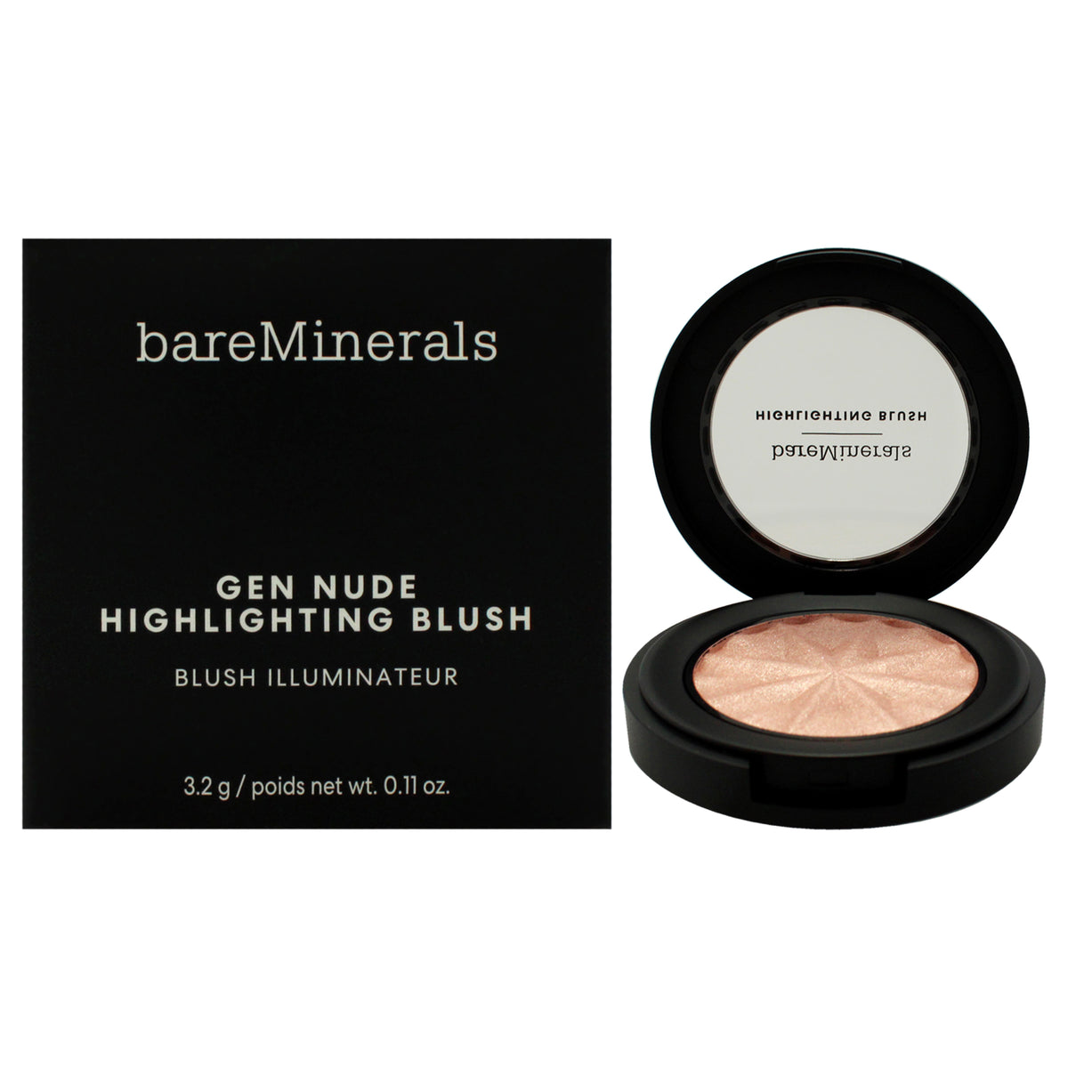 Gen Nude Highlighting Blush - Opal Glow by bareMinerals for Women - 0.11 oz Makeup