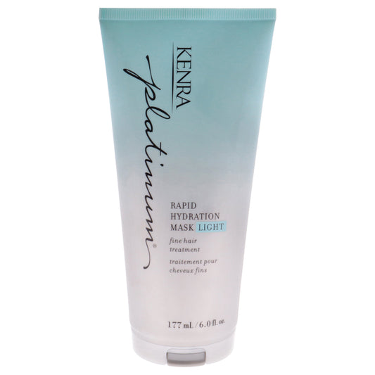 Platinum Rapid Hydration Mask Light by Kenra for Unisex - 6 oz Mask