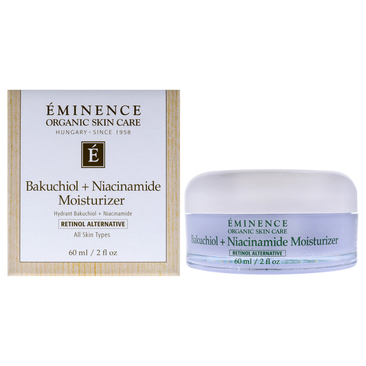 Bakuchiol Plus Niacinamide Moisturizer by Eminence for Unisex - 2 oz Moisturizer