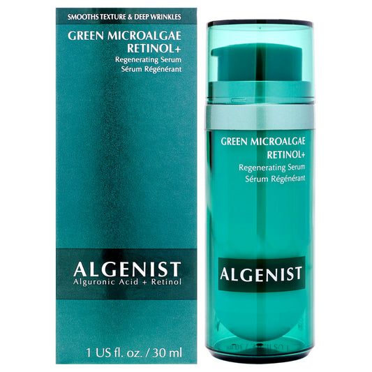 Green Microalgae Retinol Plus Regenerating Serum by Algenist for Women - 1 oz Serum