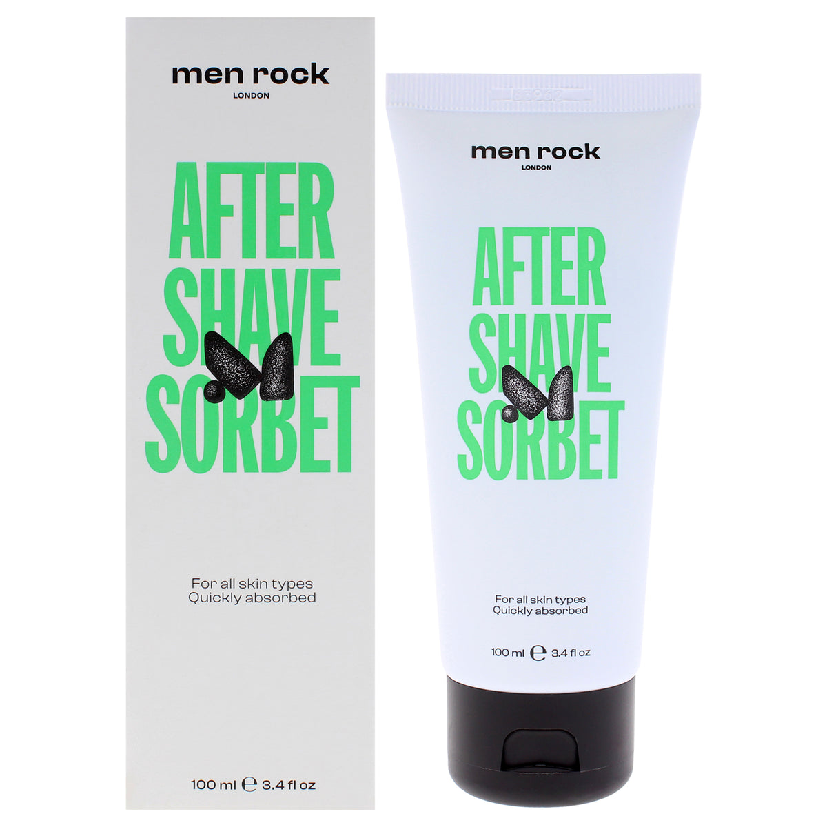 After Shave Sorbet - All Skin Types by Men Rock for Men - 3.4 oz After Shave