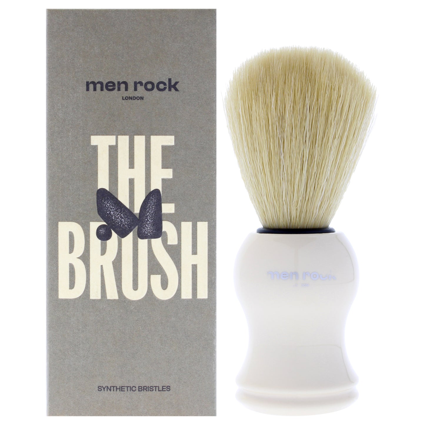 The Brush Synthetic Bristles by Men Rock for Men - 1 Pc Brush