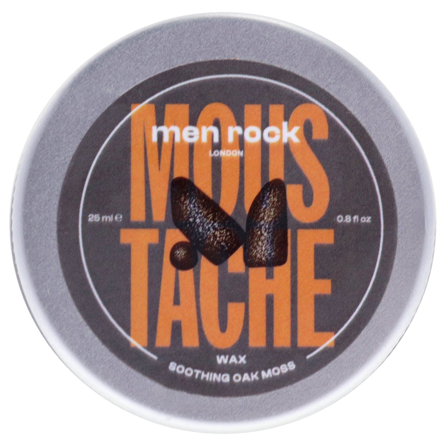 Moustache Soothing Wax - Oak Moss by Men Rock for Men - 0.8 oz Wax