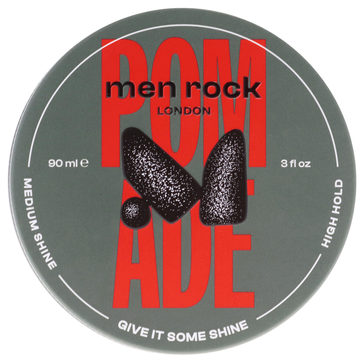 Pomade - High Hold-Medium Shine by Men Rock for Men - 3 oz Pomade