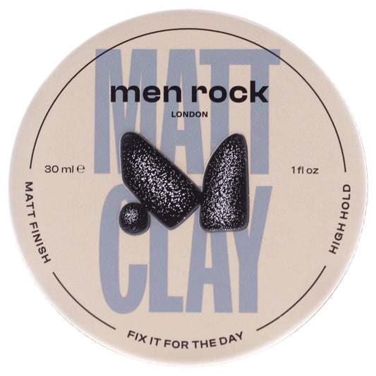 Matt Clay - High Hold-Matt Finish by Men Rock for Men - 1 oz Clay