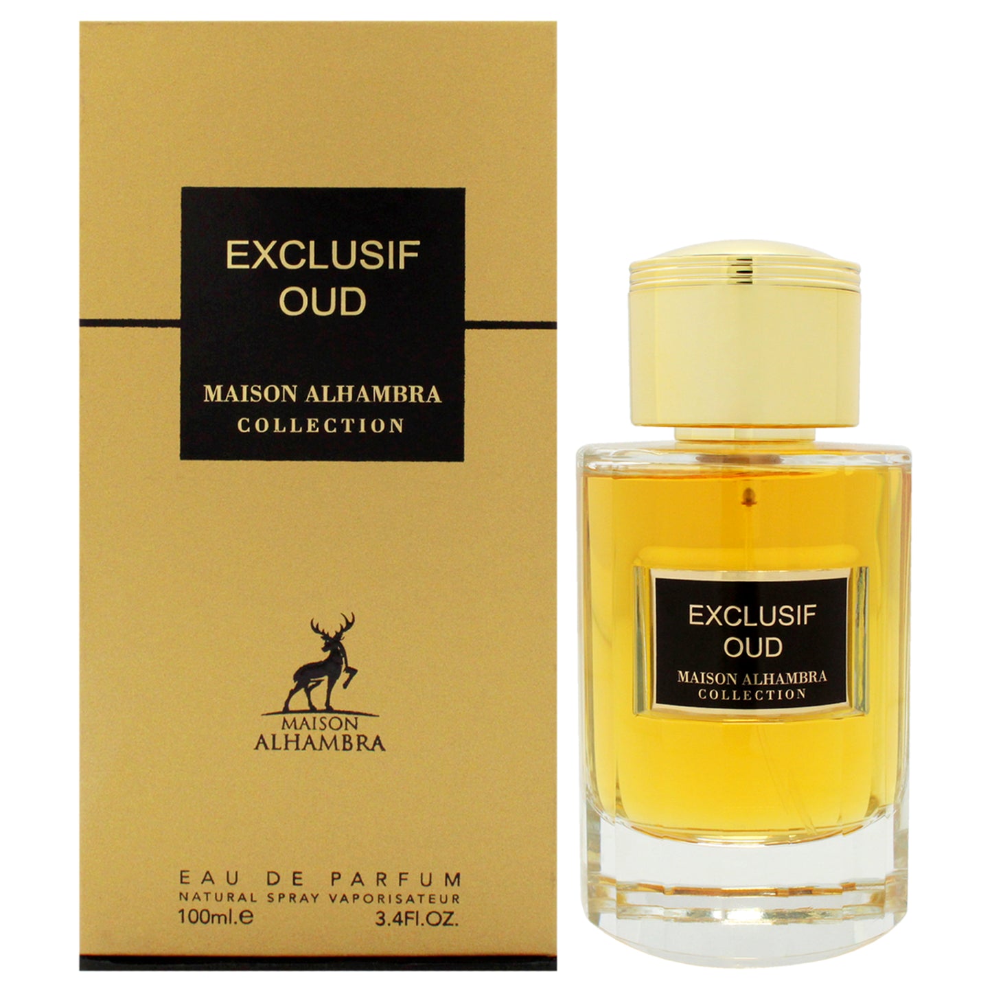 Exclusif - Oud by Maison Alhambra for Unisex - 3.4 oz EDP Spray