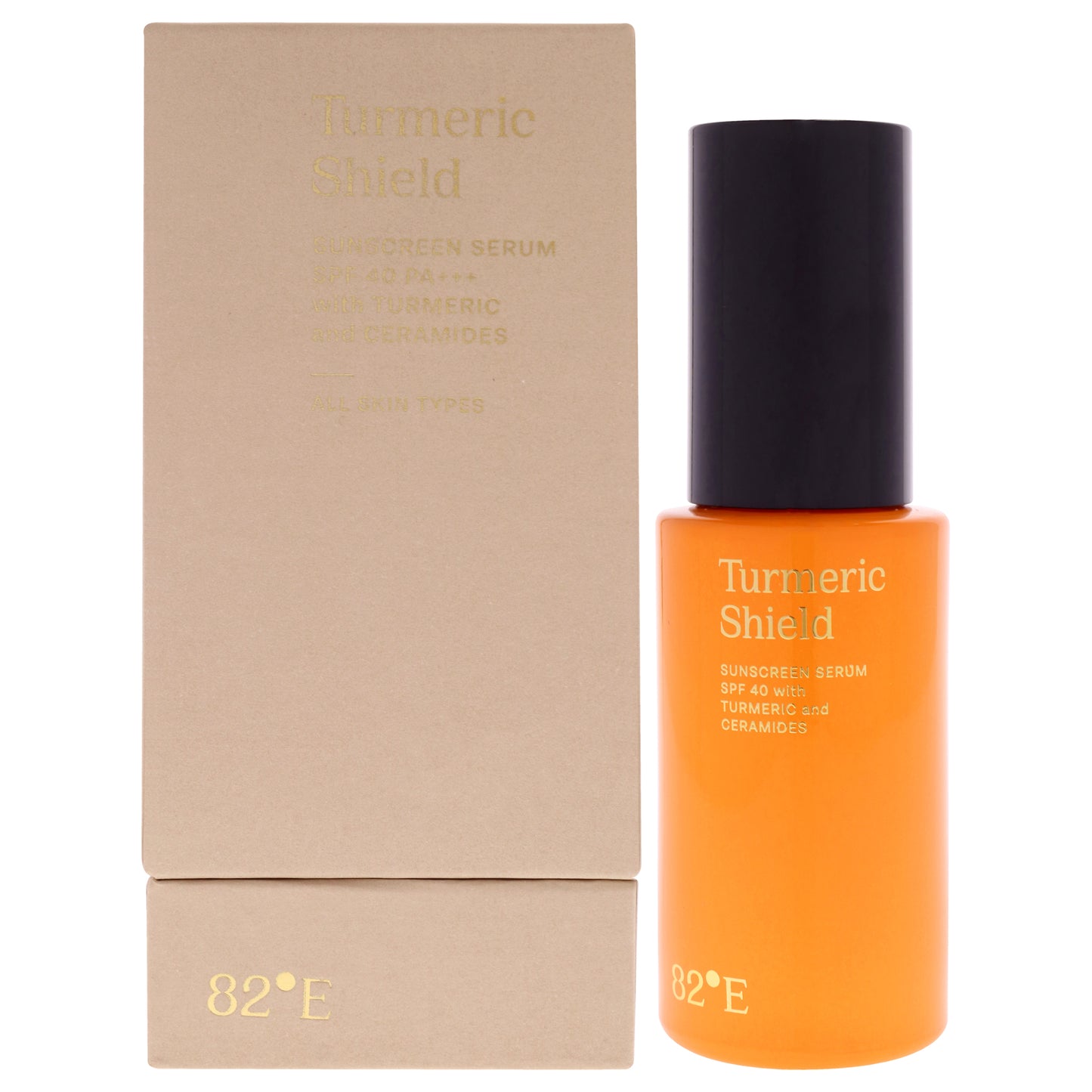Turmeric Shield Sunscreen Serum SPF 40 PA Plus by 82East By Deepika Padukone for Women - 1 oz Sunscreen