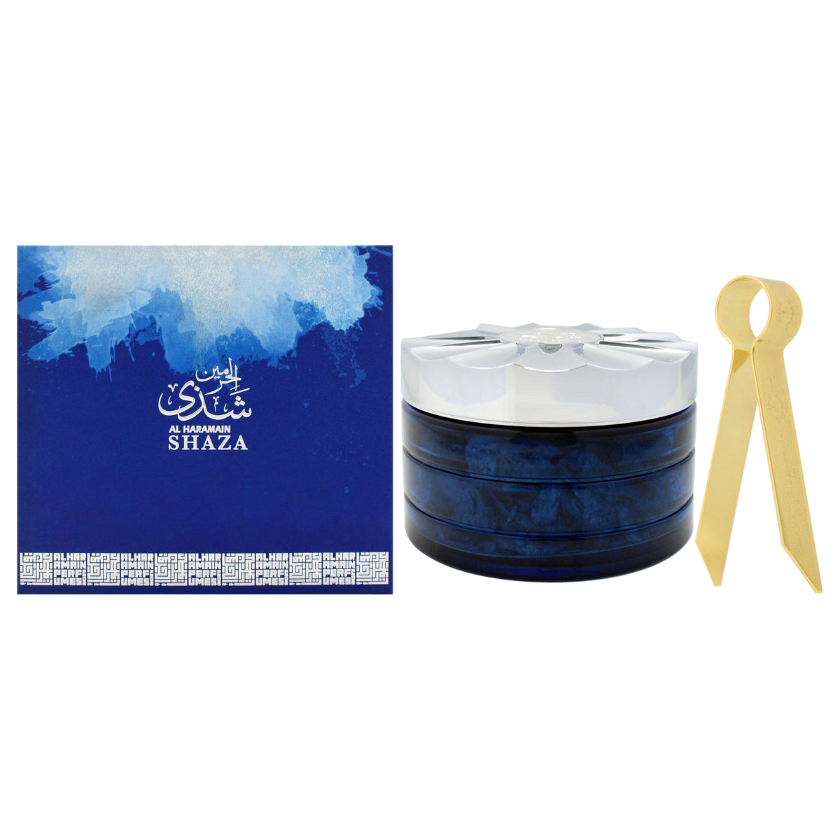 Shaza Oudh Maal Attar - Silver by Al Haramain for Unisex - 2.5 oz Bukhoor