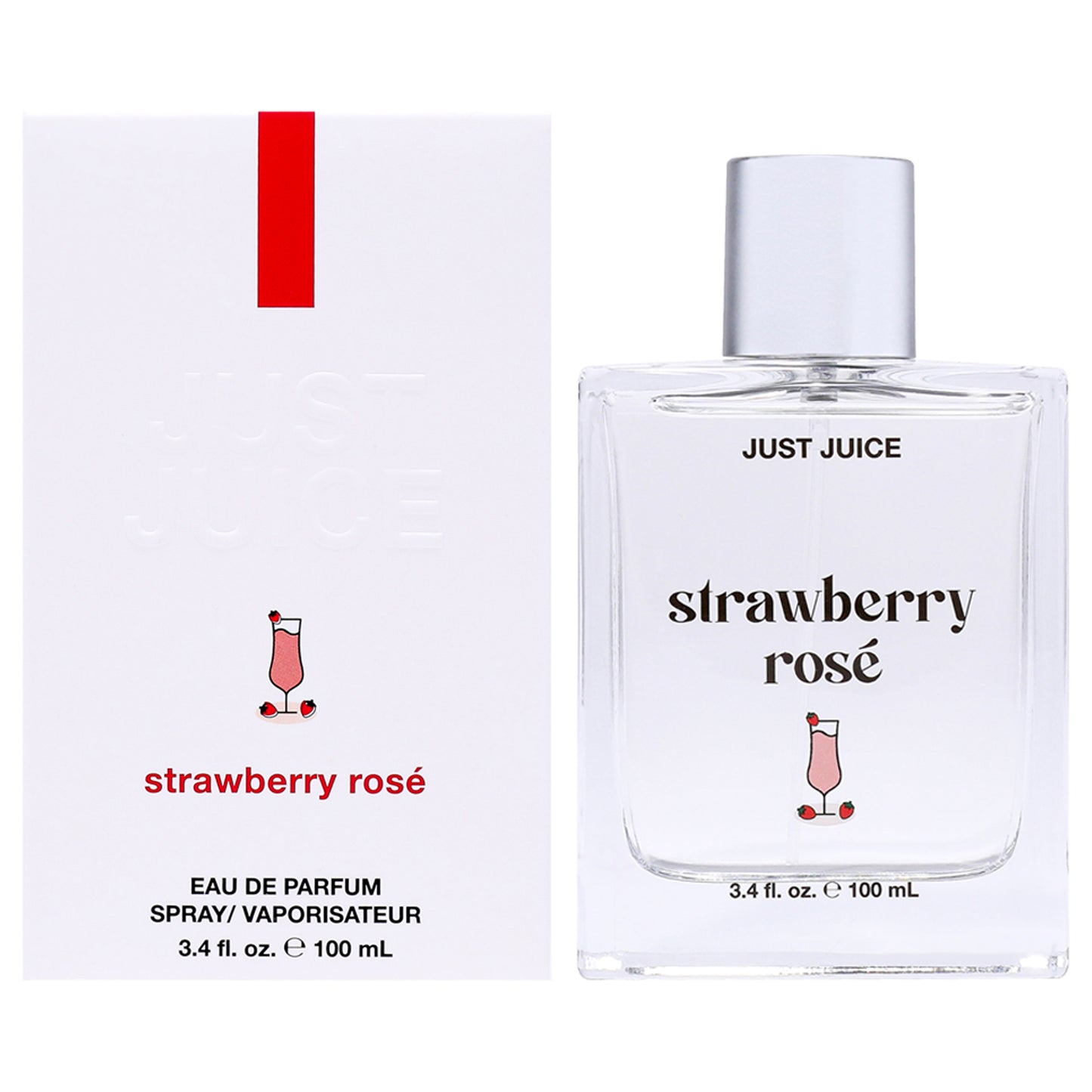 Strawberry Rose by Just Juice for Unisex - 3.4 oz EDP Spray