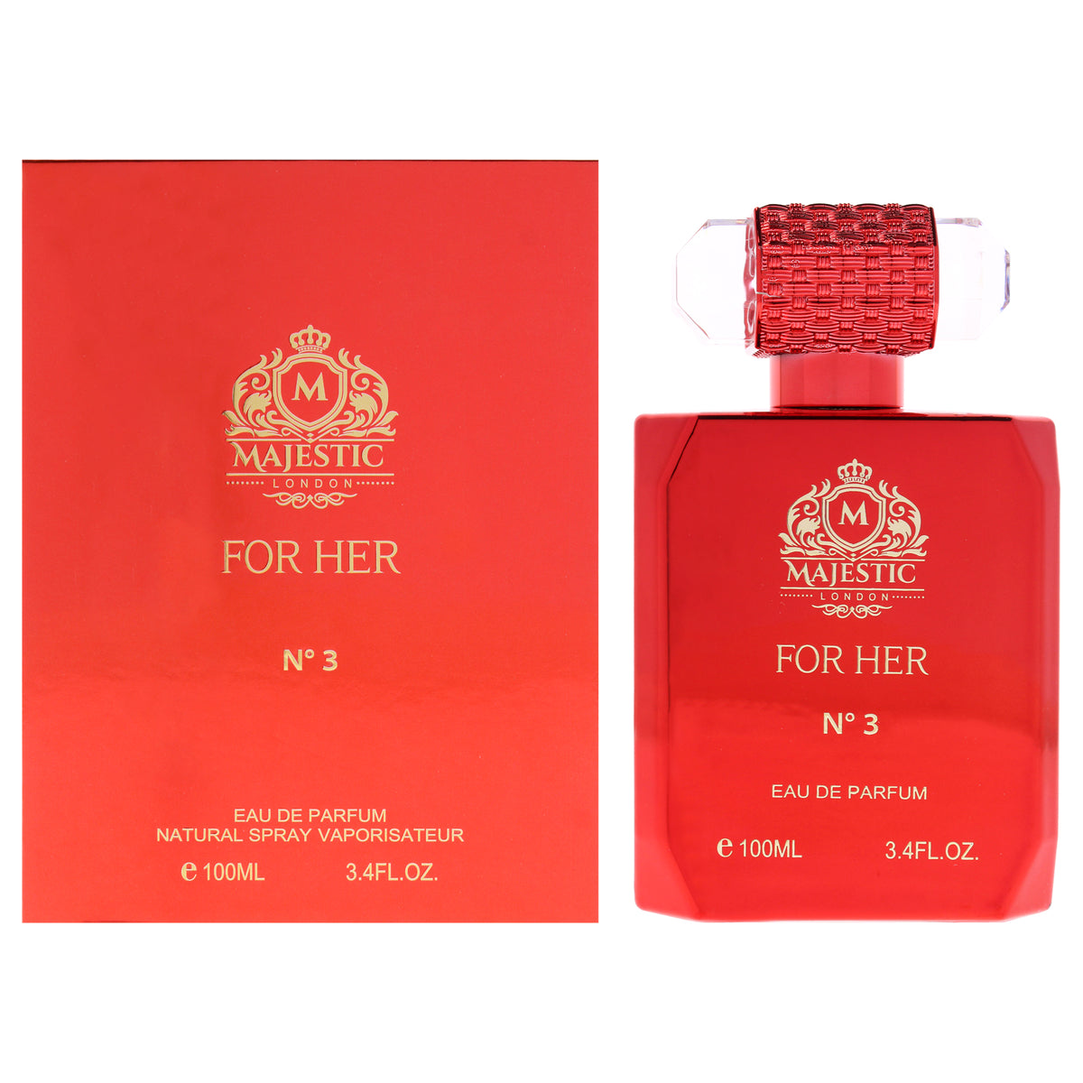 Majestic For Her No3 by Fine Perfumery for Women - 3.4 oz EDP Spray
