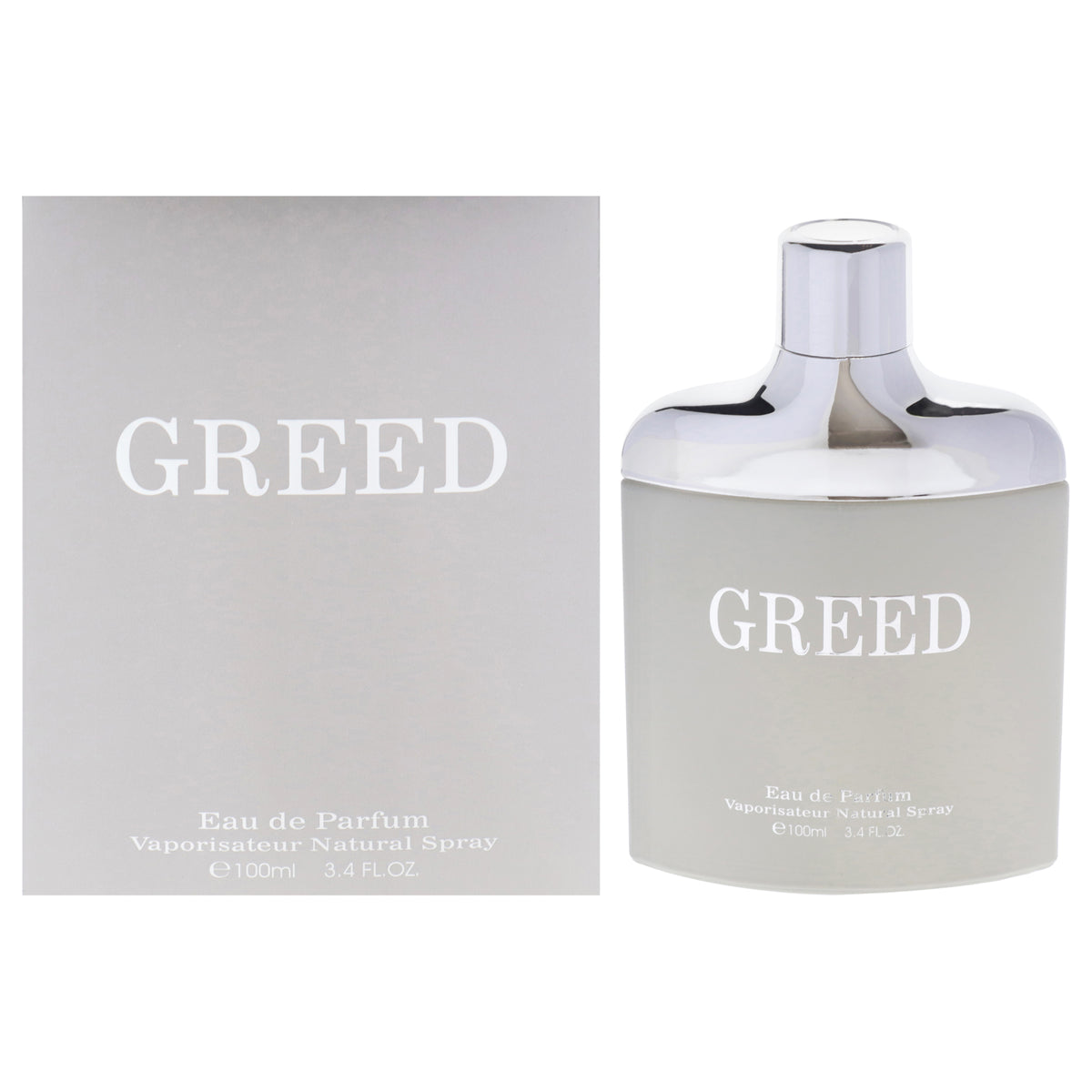 Greed Silver by Fine Perfumery for Men - 3.4 oz EDP Spray
