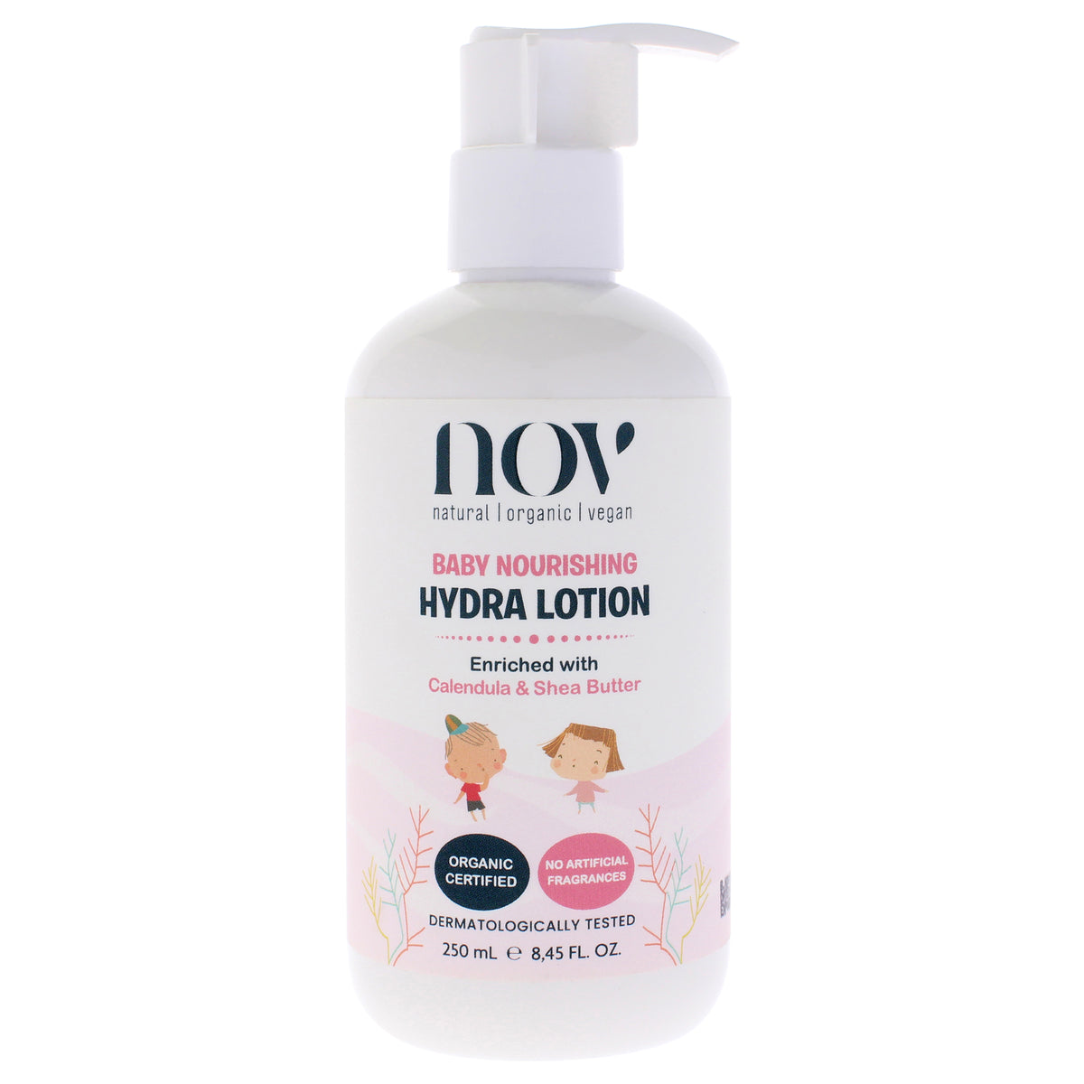 Baby Nourishing Hydra Lotion by NOV Natural Organic Vegan for Kids - 8.45 oz Lotion