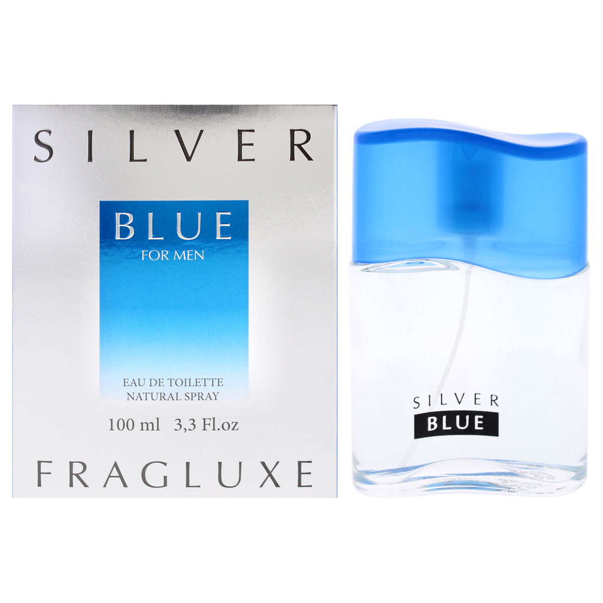 Silver Blue by Fragluxe for Men - 3.4 oz EDT Spray