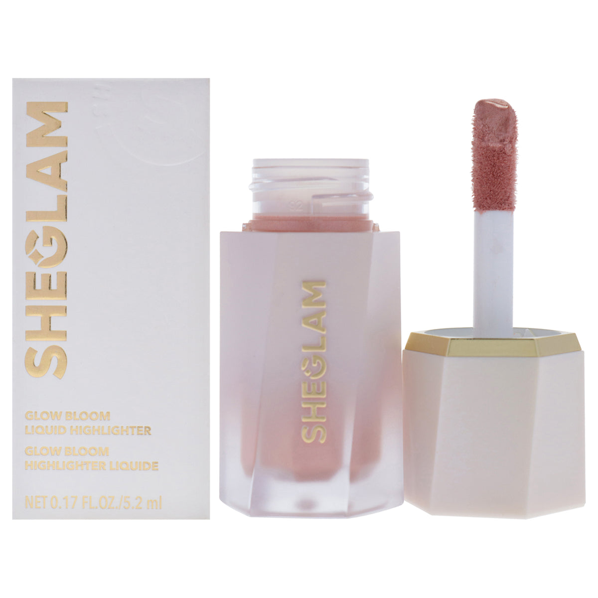 Glow Bloom Liquid Highlighter - Bellini Brunch by Sheglam for Women - 0.17 oz Highlighter