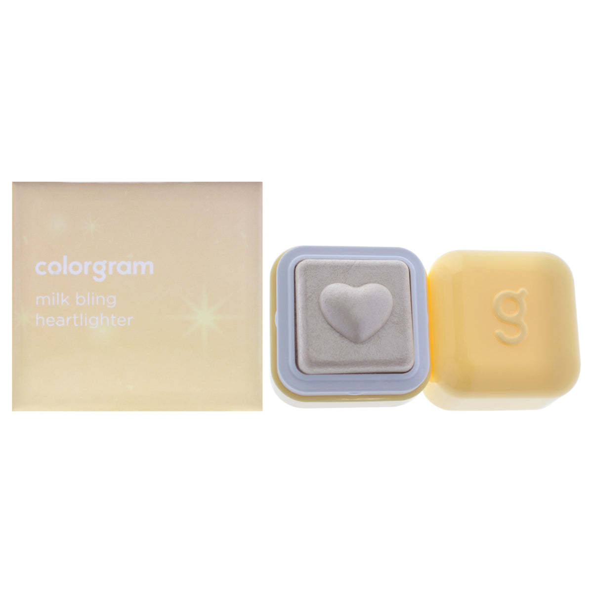 Milk Bling Heartlighter - 07 Buttercup Ivory by Colorgram for Women - 0.07 oz Highlighter