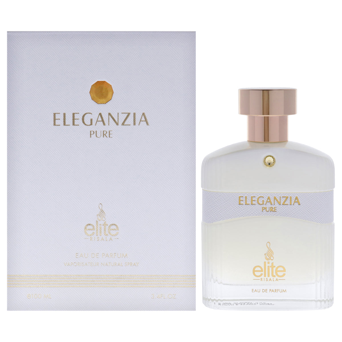 Elite - Eleganzia Pure by Risala for Unisex - 3.4 oz EDP Spray