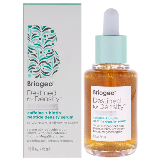 Destined For Density MegaStrength Plus Caffeine Plus Biotin Peptide Density Serum by Briogeo for Unisex - 1.5 oz Serum