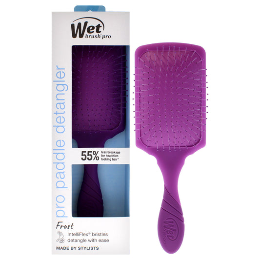 Pro Paddle Detangler Brush - Frost Purple by Wet Brush for Unisex - 1 Pc Hair Brush