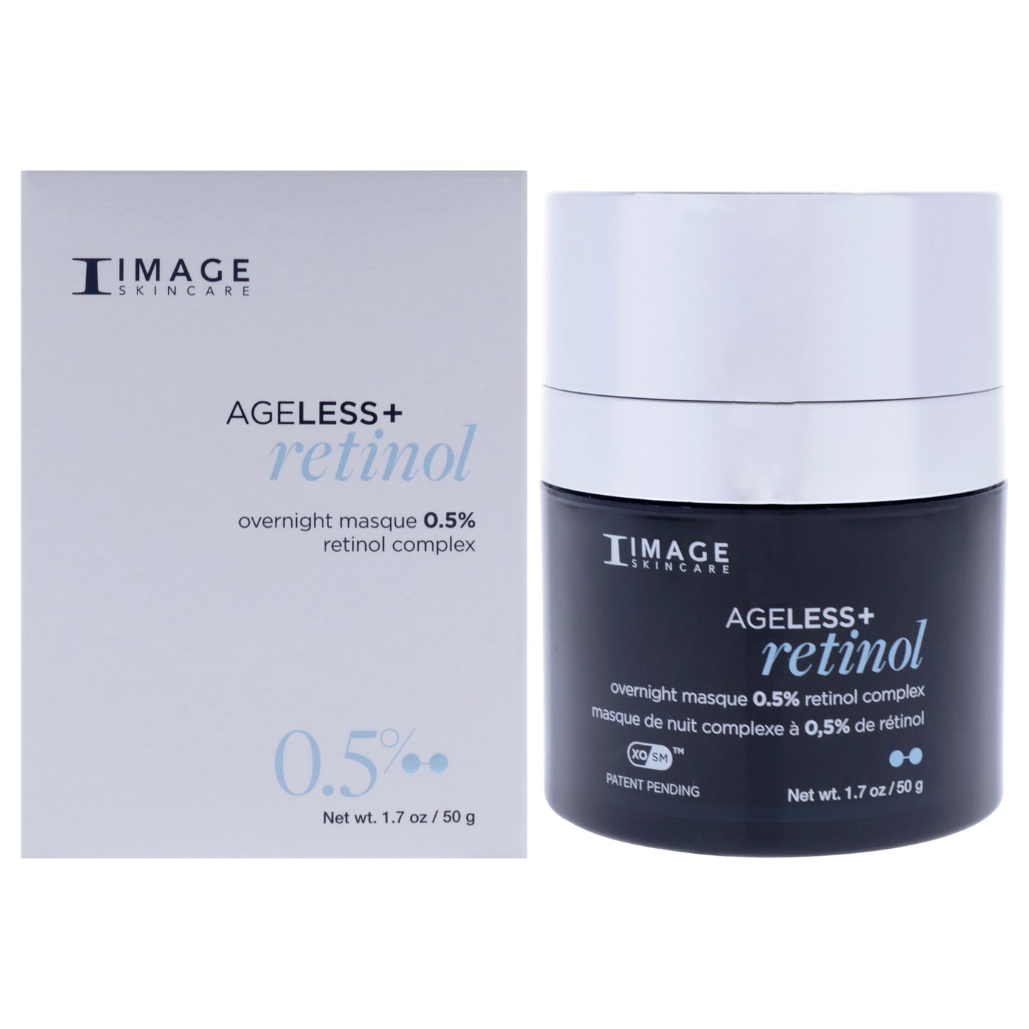 Ageless Plus Overnight Masque 0.5 Percent Retinol Complex by Image for Unisex - 1.7 oz Mask
