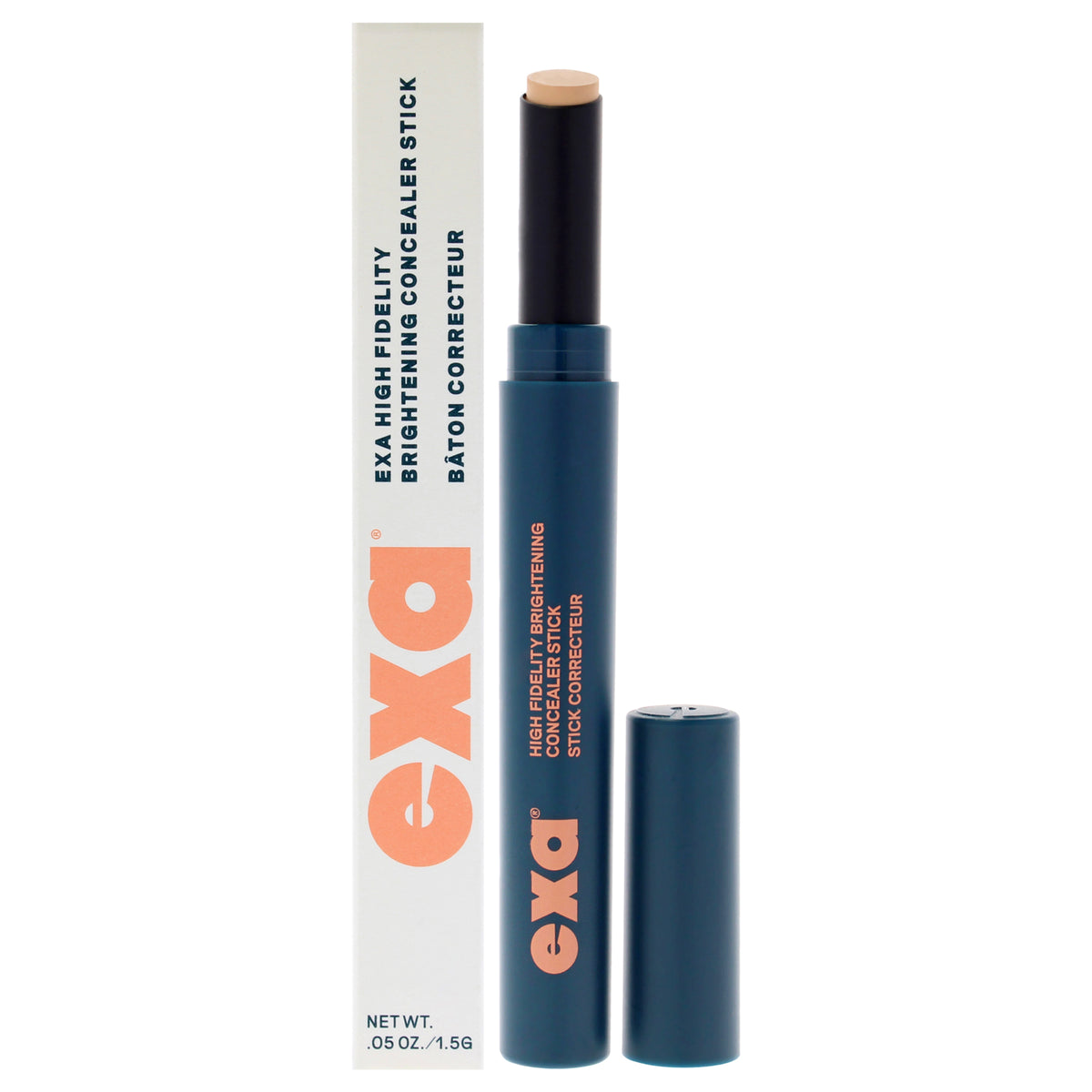 High Fidelity Brightening Concealer Stick - 054 Light With Golden Undertones by Exa for Women - 0.05 oz Concealer