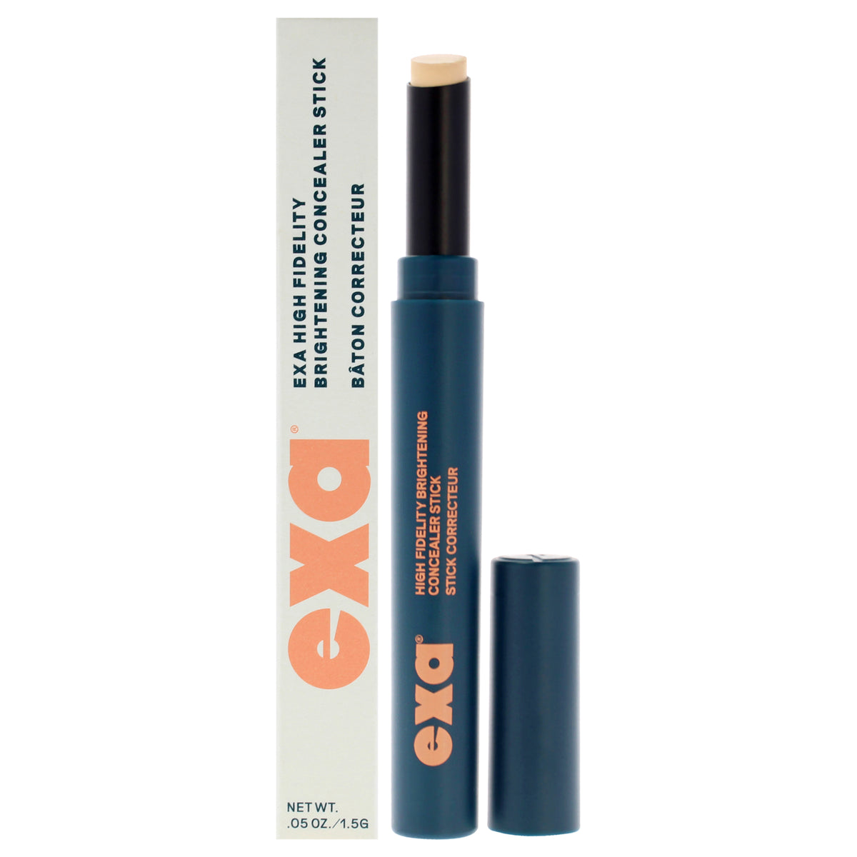 High Fidelity Brightening Concealer Stick - 075 Fair With Golden Undertones by Exa for Women - 0.05 oz Concealer