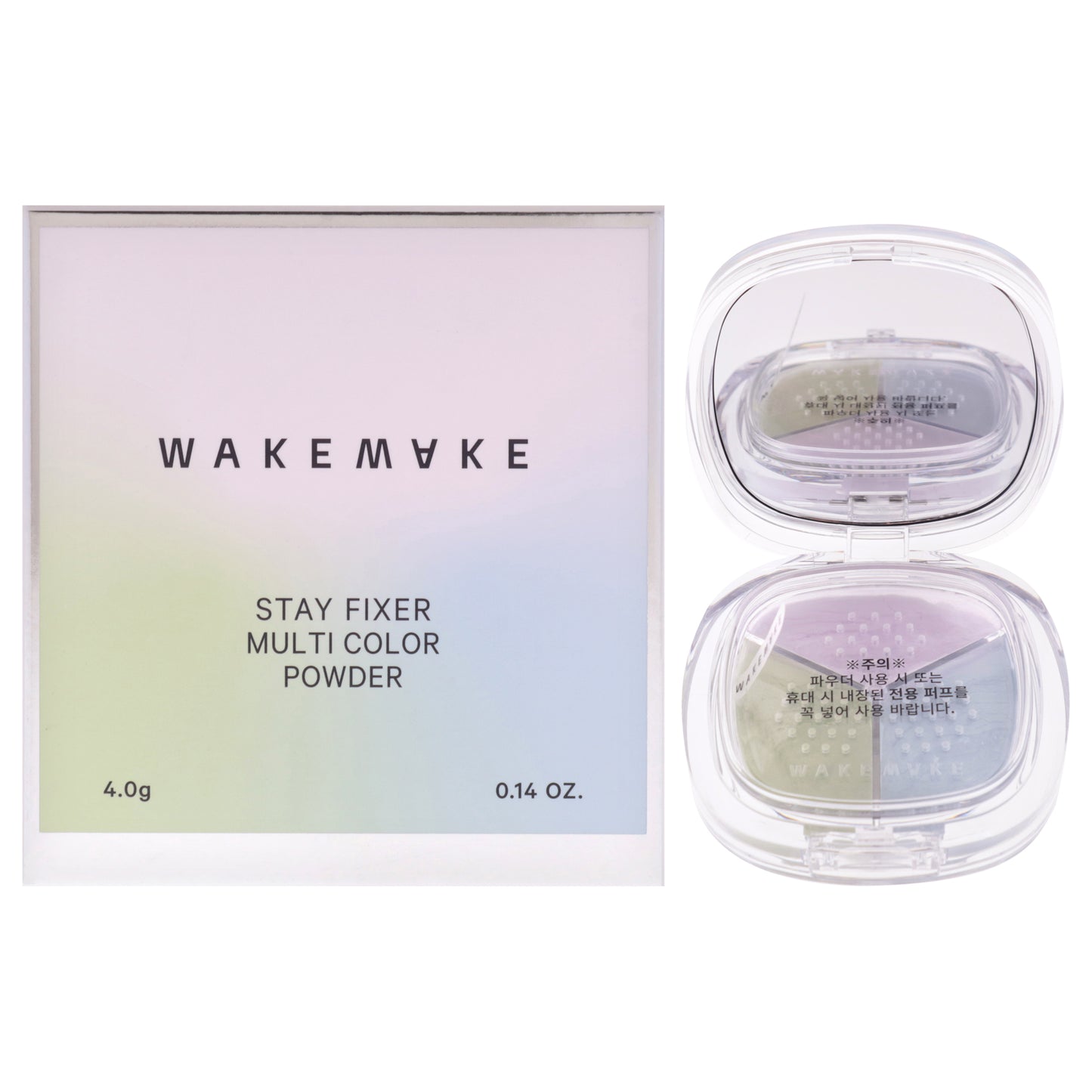 Stay Fixer Multi Color Powder - 01 Pale Clear by Wakemake for Women - 0.14 oz Powder