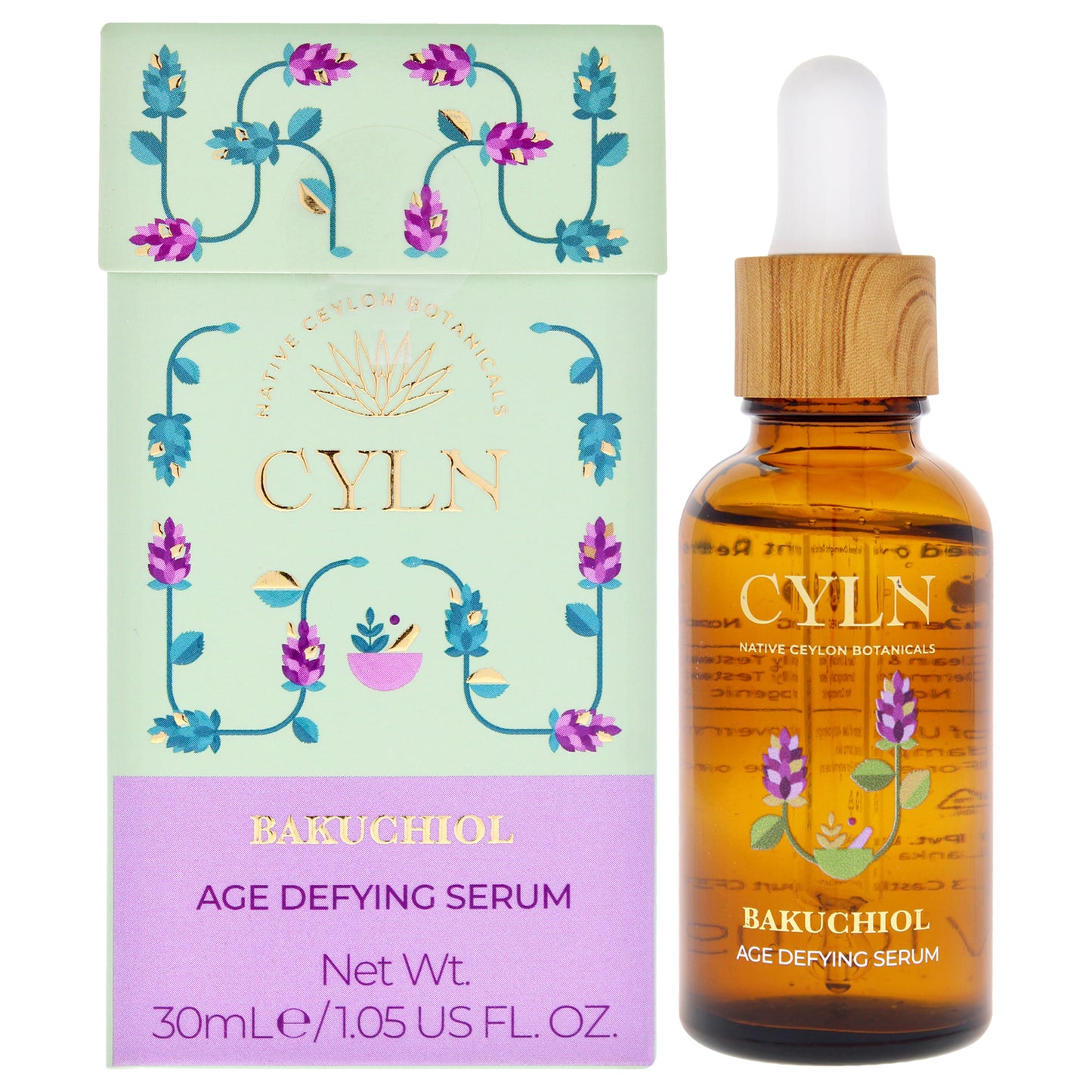 Bakuchiol Age Defying Serum by CYLN for Women - 1.05 oz Serum
