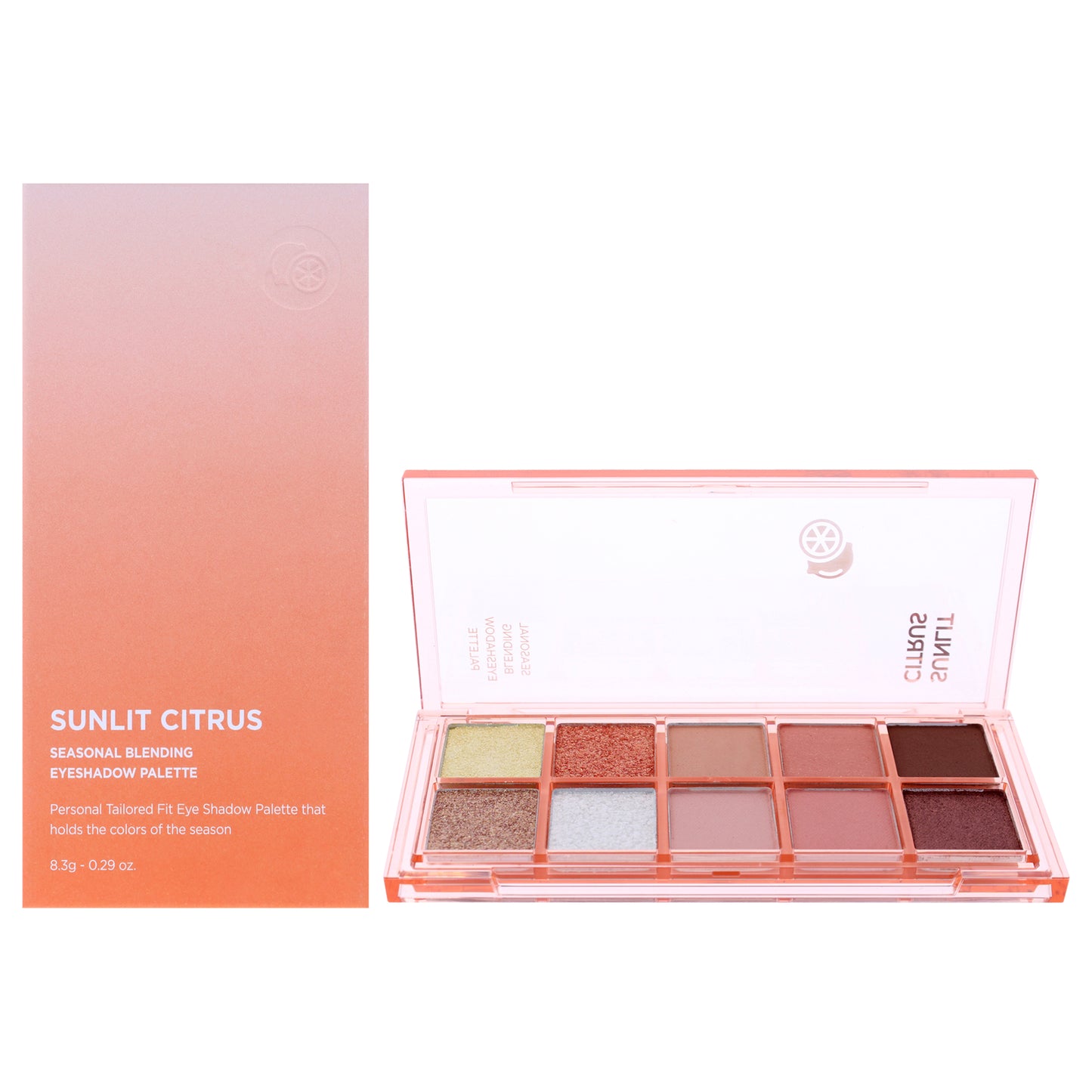 Seasonal Blending Eyeshadow Palette - 04 Sunlit Citrus by Peach C for Women - 0.29 oz Eye Shadow
