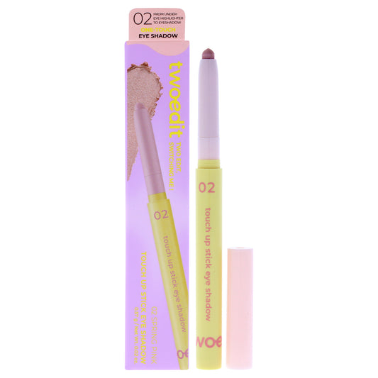 Touch Up Stick Eye Shadow - 02 Spring Pink by Two Edit for Women - 0.02 oz Eye Shadow