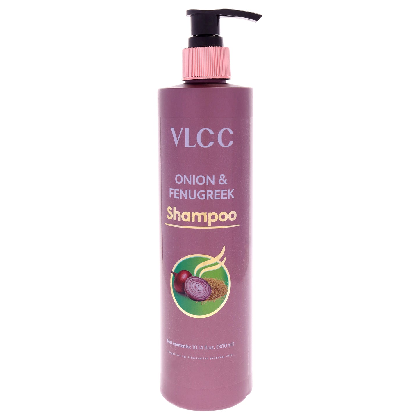 Onion and Fenugreek Shampoo by VLCC for Women - 10.14 oz Shampoo