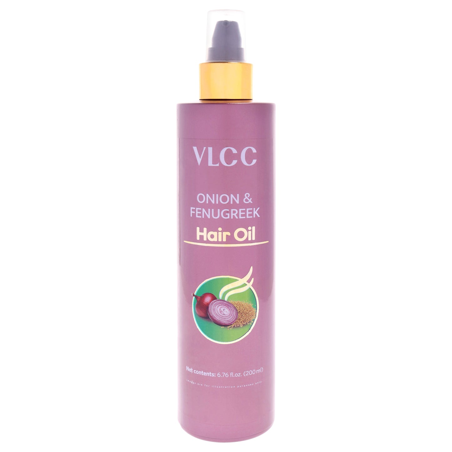 Onion and Fenugreek Hair Oil by VLCC for Women - 6.76 oz Hair Oil