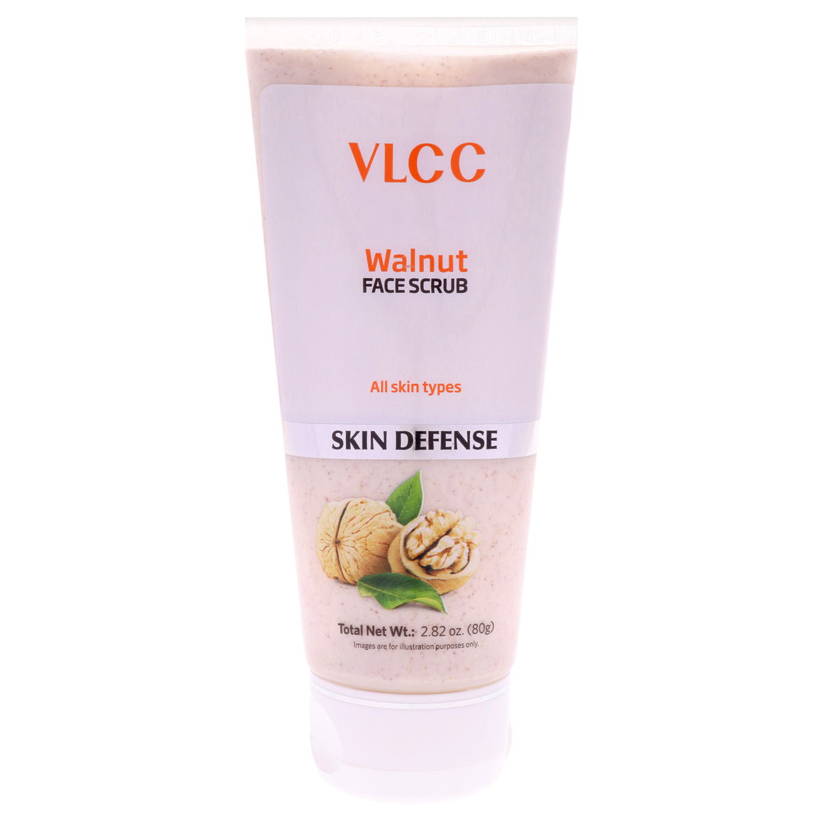 Skin Defense Face Scrub - Walnut by VLCC for Women - 2.82 oz Scrub