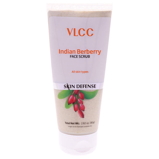 Skin Defense Face Scrub - Indian Berberry  by VLCC for Women - 2.82 oz Scrub