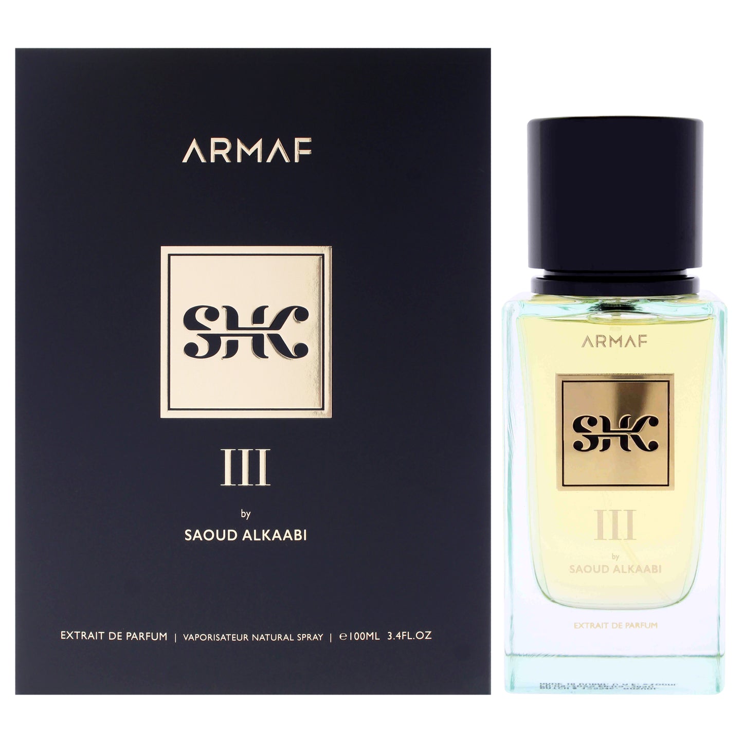 Shk III by Armaf for Men - 3.4 oz Extrait De Parfum Spray