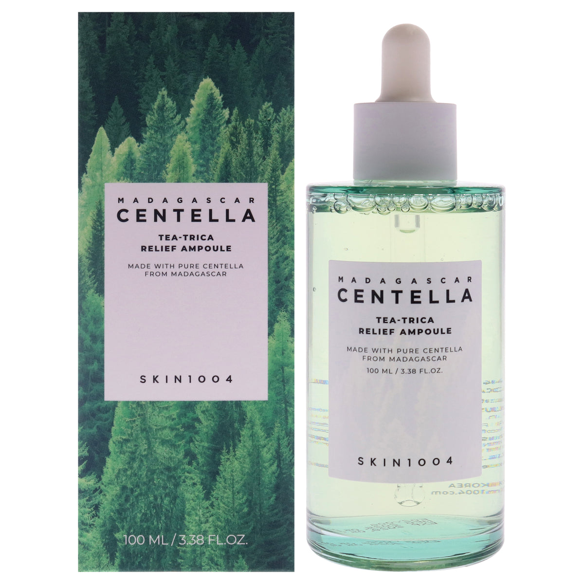 Madagascar Centella Tea-Trica Relief Ampoule by Skin1004 for Unisex - 3.38 oz Serum