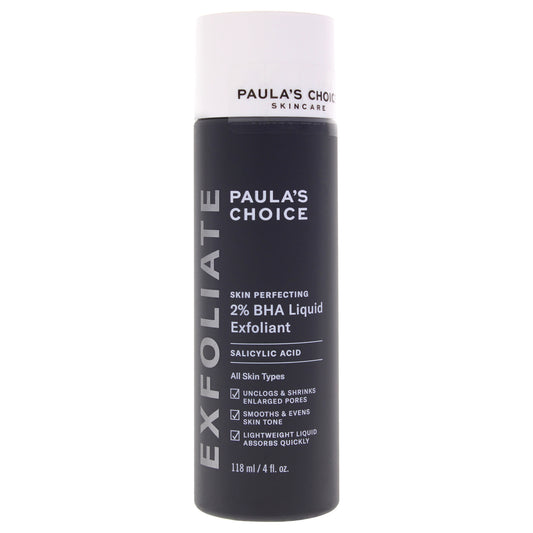 Skin Perfecting 2 Percent BHA Liquid Exfoliant by Paulas Choice for Unisex - 4 oz Exfoliator