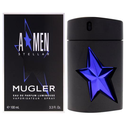 Angel Stellar Lumeniuse Rubber Flask by Thierry Mugler for Men - 3.3 oz EDP Spray