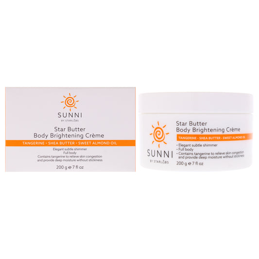Star Butter Body Brightening Creme by Sunni Skincare for Women - 7 oz Cream