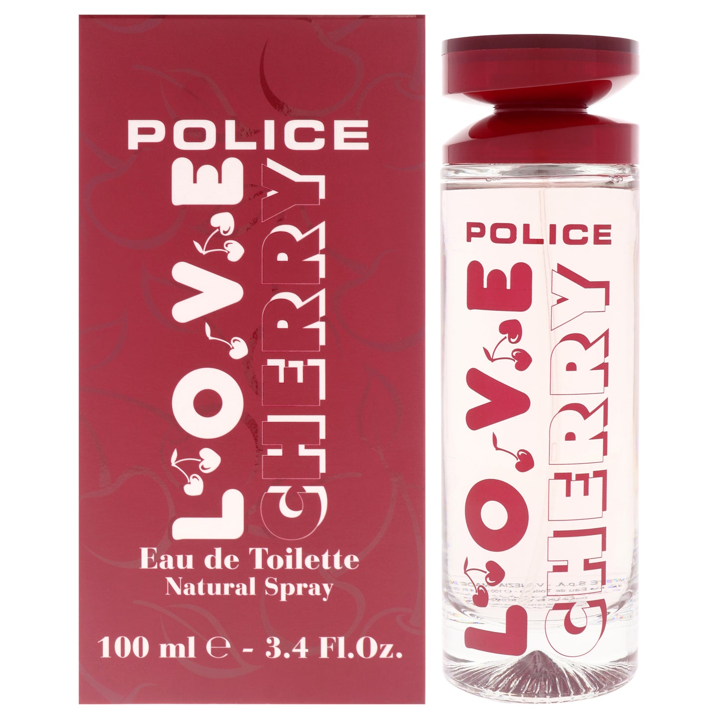 Love Cherry by Police for Women - 3.4 oz EDT Spray