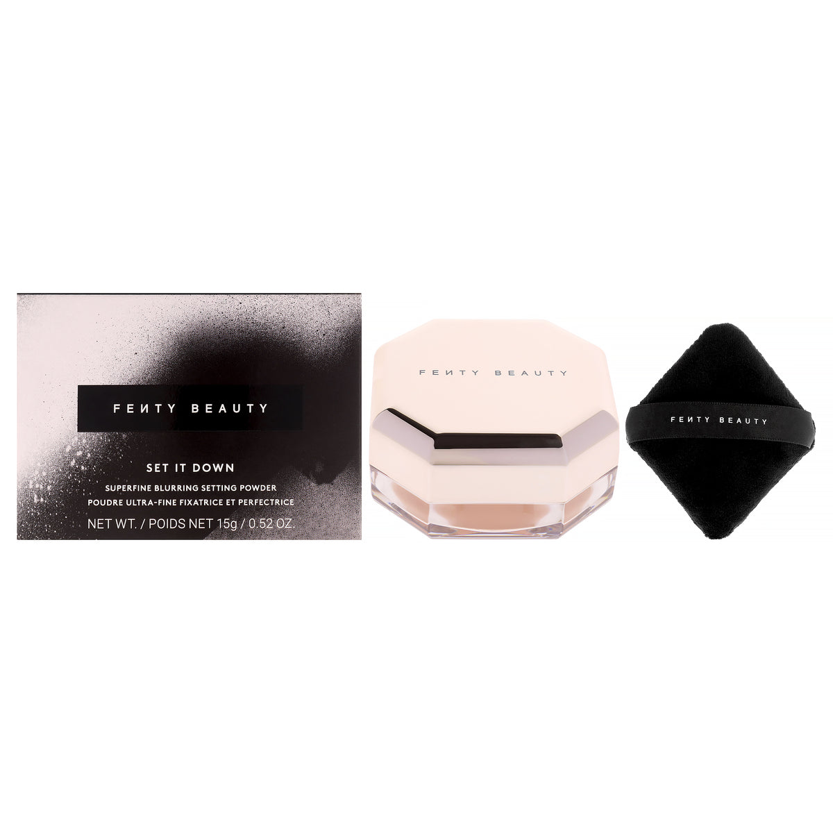 Set It Down Superfine Blurring Setting Powder - 05 Cashew by Fenty Beauty for Women - 0.52 oz Powder
