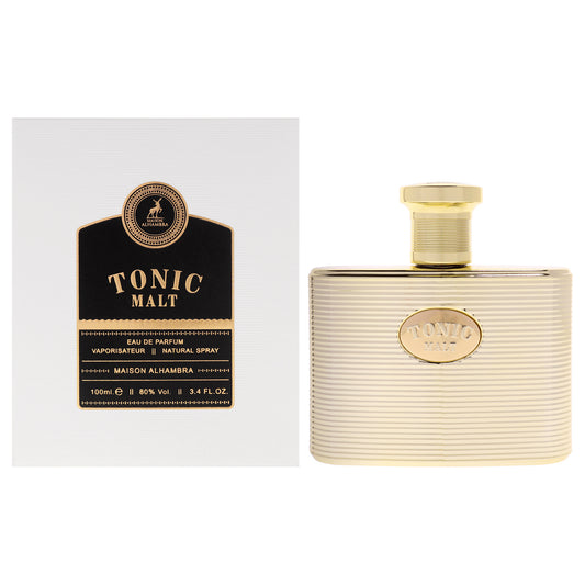 Tonic Malt by Maison Alhambra for Men - 3.4 oz EDP Spray