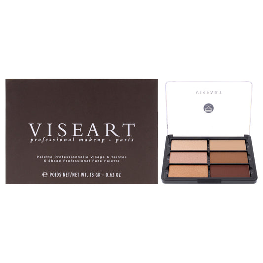 Palette 6 Highlight - Contour by Viseart Paris for Women - 0.63 oz Makeup