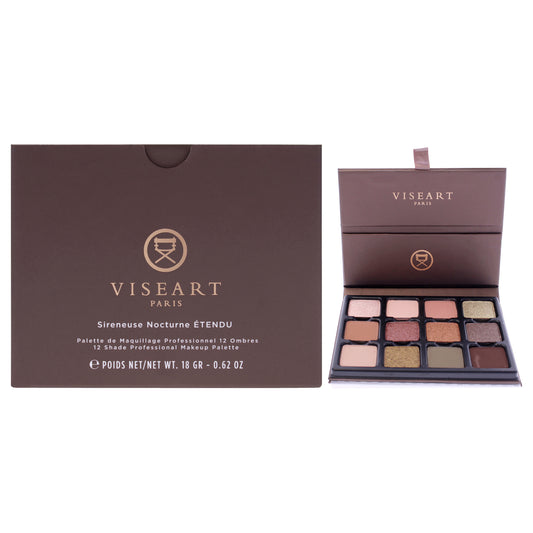 Visepro 12 Shade Eyeshadow Palette - Sireneuse Nocturne by Viseart Paris for Women - 0.62 oz Eye Shadow